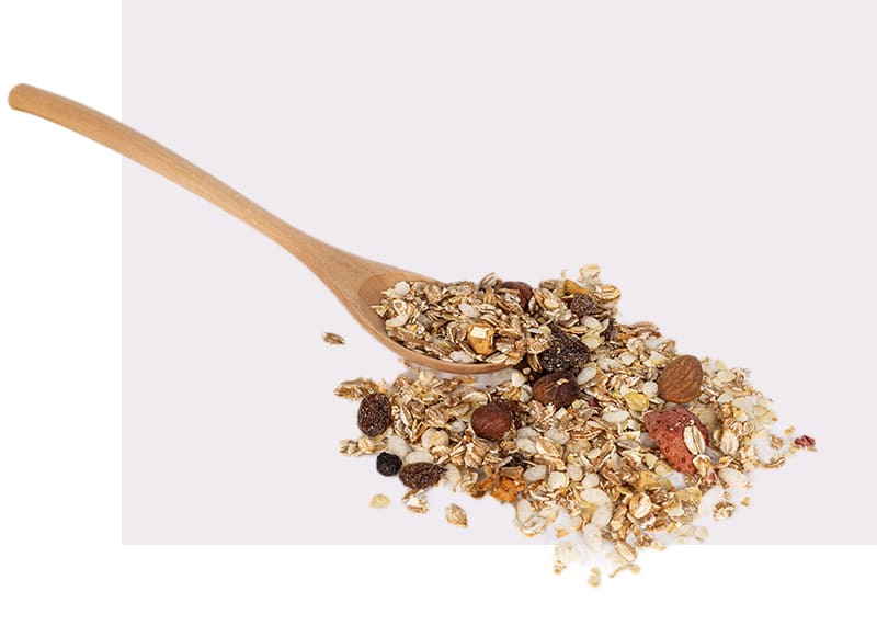 Muesli fruits rouges